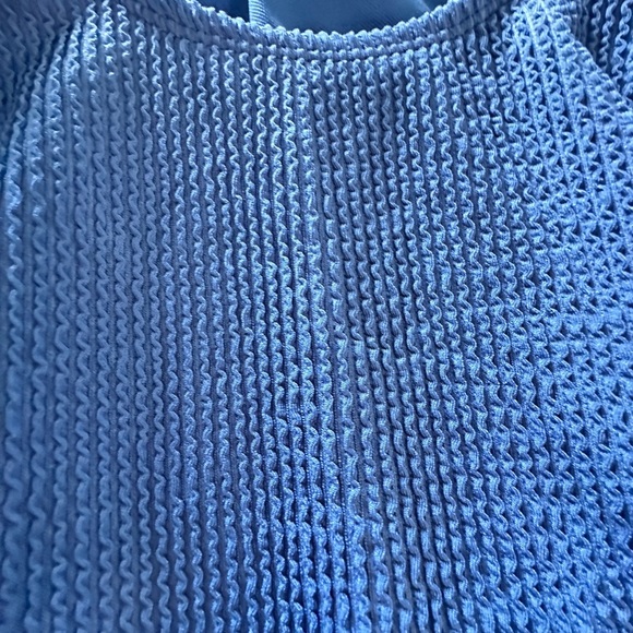 Lilly Pulitzer Womens Barton Blue Alizee Scrunch One Piece Swimsuit Sz 16 - Picture 8 of 14